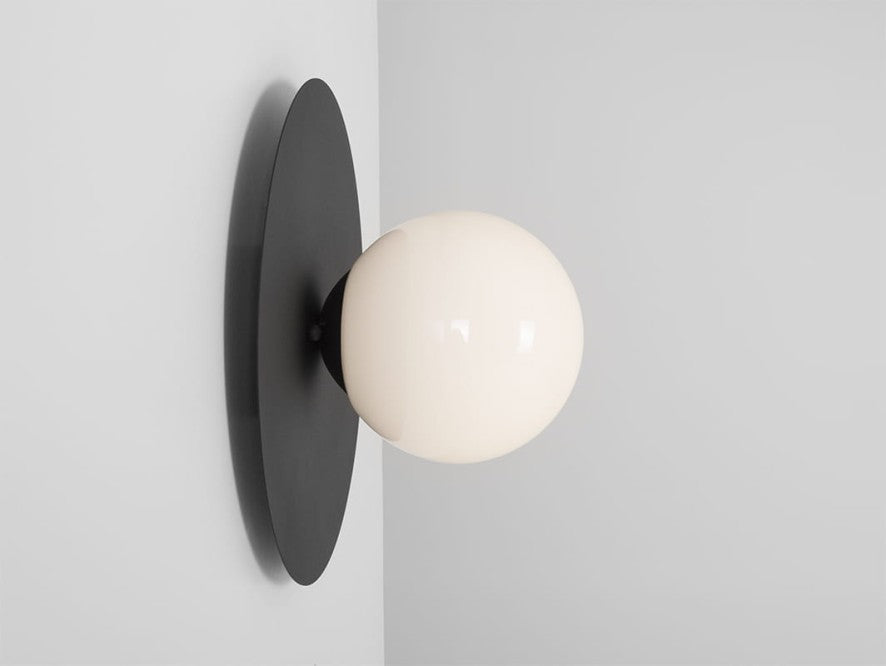 CustomForm SKIVA BALL S Wall Lamp – Black – main view